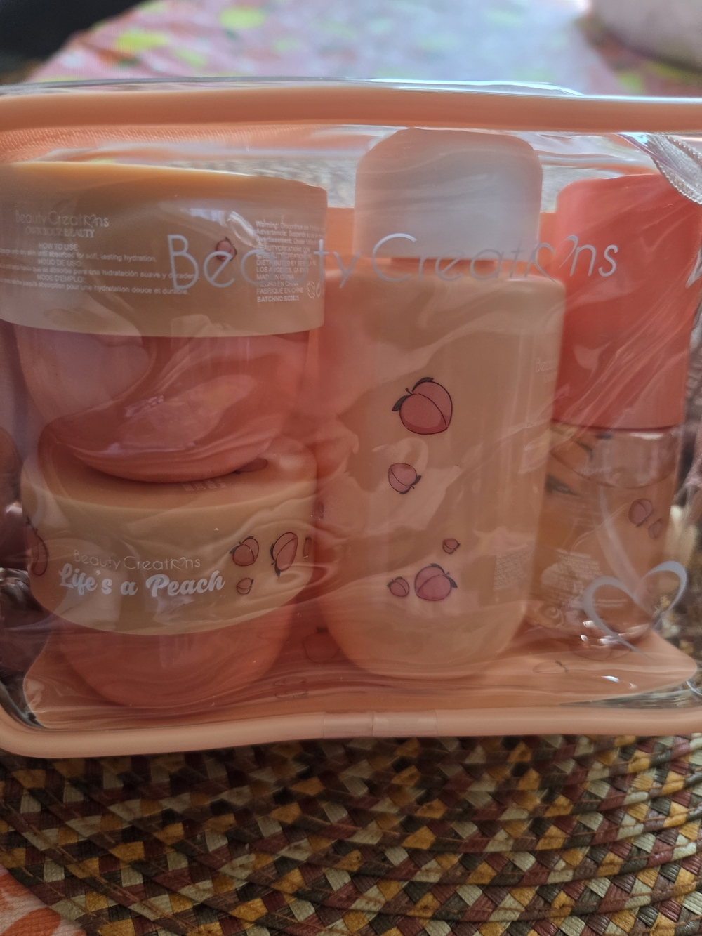 Beauty Creations Life's a Peach Skincare Set - Peach